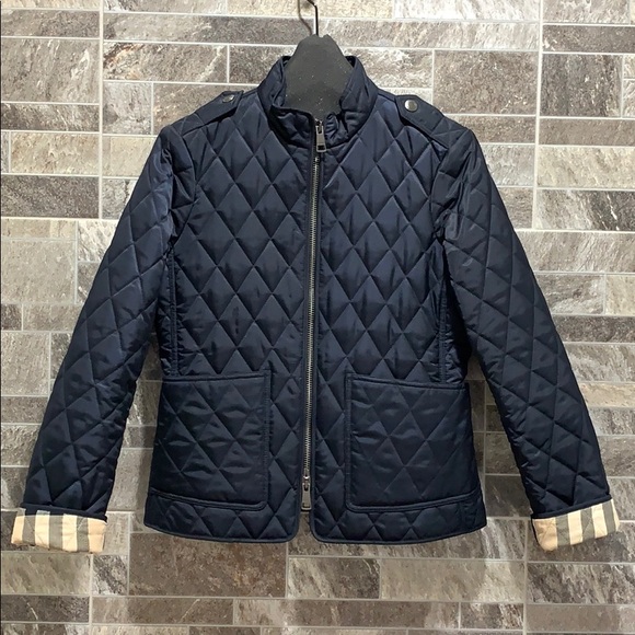 Burberry Jackets & Blazers - Burberry Brit Edgefield Navy Quilted Jacket